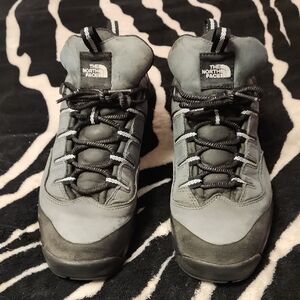 The North Face Black and Gray Hiking Boots